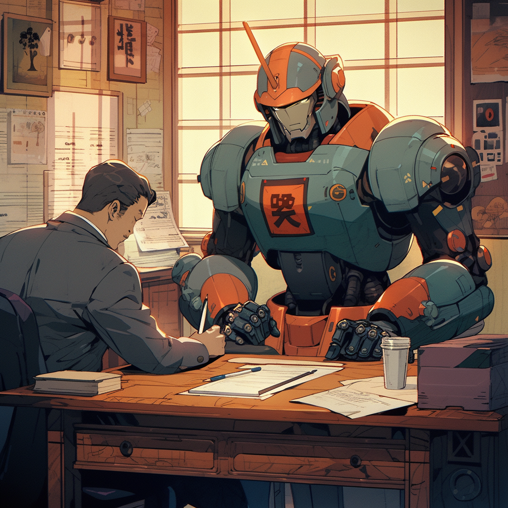 Image /images/gaiusred_a_sleek_robot_helping_a_japanese_salaryman_proofread_m_bd26f45d-015b-42e9-88c0-ea2d02b28626.png